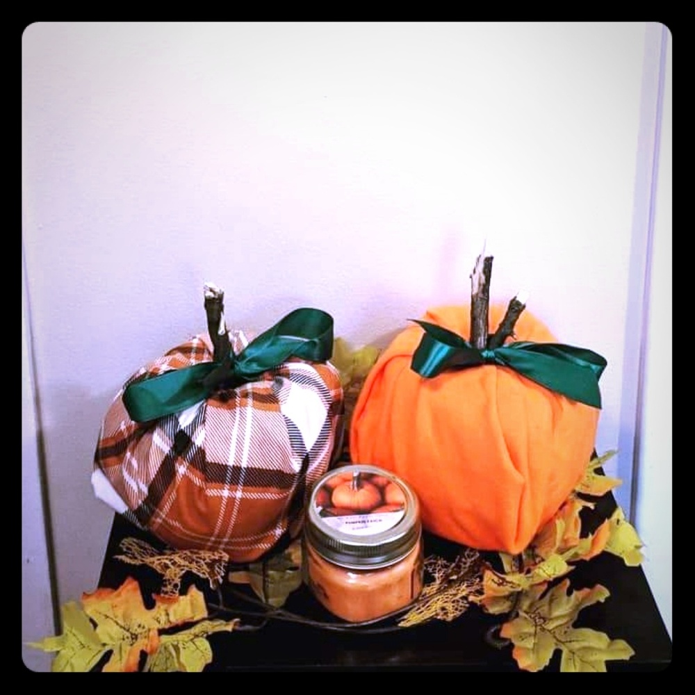 Homemade Pumpkin Fall Decorations